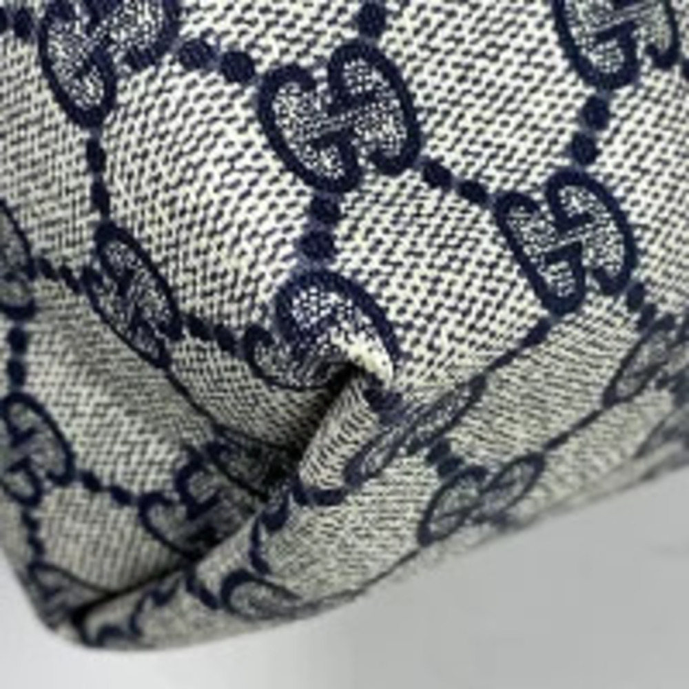 Gucci Navy red Web bag tote GG Blue canvas Sherry